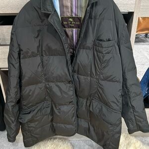 Etro Men's Black Puffer Jacket